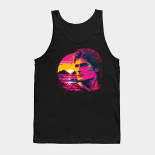 Synthwave David Hasselhoff Tank Top